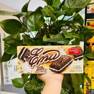 Bánh quy cacao nhân kem hiệu UMU 160G hộp giấy