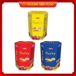 Kẹo mềm hương trái cây Mini Toffy hiệu LaLe – 100g hộp giấy
