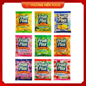 Kẹo mềm Fruit Plus hương trái cây 100g và 120g