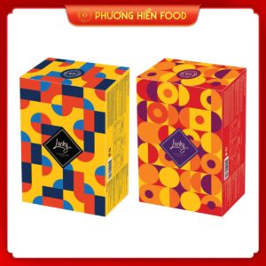 Bánh quy hỗn hợp Luckysun 160g Hộp giấy [PHG-6299]