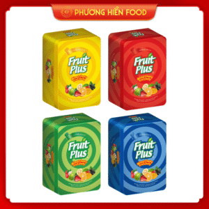 Kẹo mềm Fruit Plus hỗn hợp 170G Hộp sắt
