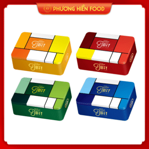 Kẹo mềm hương trái cây Mini Toffy hiệu LaLe – 186 g hộp sắt