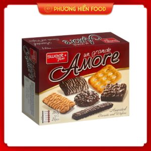 Bánh quy và bánh quế hỗn hợp hiệu Ungrande Amore 265G hộp giấy