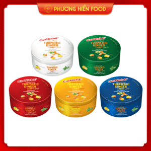 Kẹo Gừng Nghệ Không Đường Hỗn Hợp Hiệu Corniche 50g HS các vị