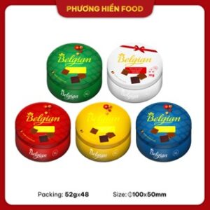 Sô cô la hỗn hợp cao cấp hiệu Belgian 52g