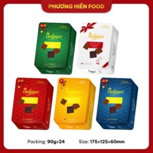 Sô cô la hỗn hợp cao cấp hiệu Belgian 90g – HS