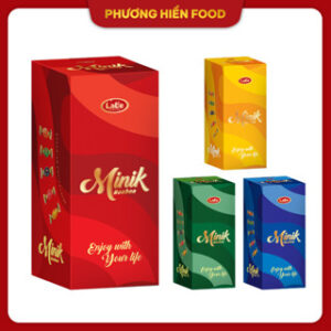 Kẹo cứng hương trái cây Minik Bonbon 180g hộp giấy