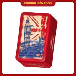 KẸO TOFFEES HỖN HỢP HIỆU BUCHANAN’S 120G HỘP SẮT