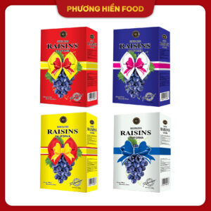 Nho khô đen PH Seedless Raisins 100g nơ [PHG-0787]