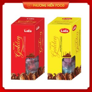 Socola hỗn hợp Cacao Golden Double Twist hiệu LaLe – 180g hộp giấy