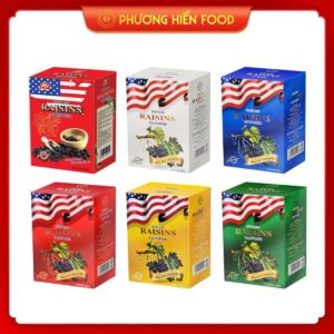 Nho khô đen PH Seedless Raisins 200g – mẫu mới