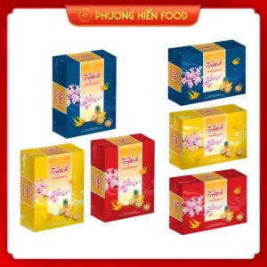 Bánh quy may mắn mini nhân mứt dứa hiệu Vfoods 300G