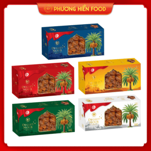 Chà là nguyên cành hiệu Deglet Nour 450g Hộp giấy