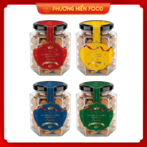 Hạnh nhân rang muối 200g hũ thủy tinh