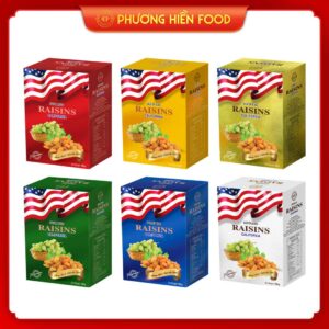 Nho khô vàng Raisins 100G Hộp giấy