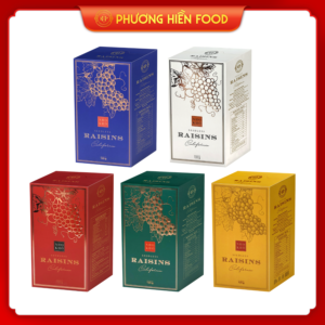 Nho khô vàng Raisins 125G Hộp giấy