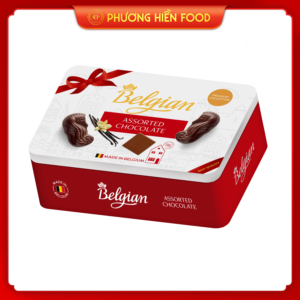 Sô cô la hỗn hợp cao cấp hiệu Belgian 150G Hộp thiếc