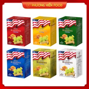 Nho khô vàng Raisins 200G Hộp giấy