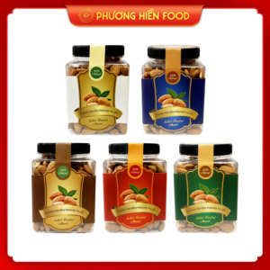 Hạnh nhân rang muối 300G hộp vuông