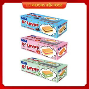 Bánh bông lan nhiều lớp D'layer hương vị Sô cô  la hiệu Hwa Tai 324g