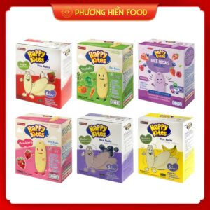 Bánh gạo Organic vị quả mọng hỗn hợp hiệu Happy Bites 42g
