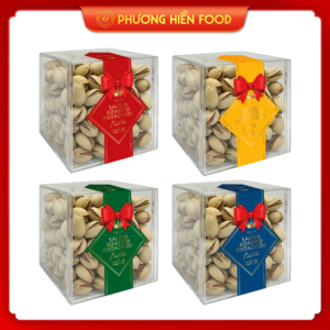 Hạt dẻ cười rang muối 210g Hộp mika