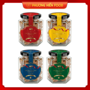 Hạt dẻ cười rang  muối 170g hũ thủy tinh