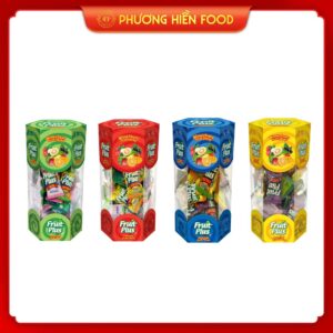 Kẹo mềm Fruit Plus hỗn hợp 180g Hộp nhựa