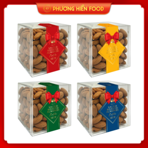 Hạt hạnh nhân rang muối 250g Hộp mika