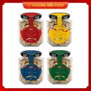 Nhân Hạt óc chó vị tự nhiên 140g hũ thủy tinh