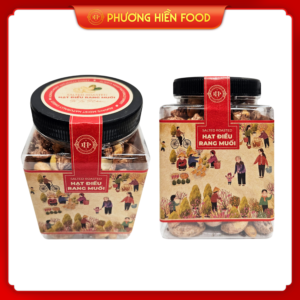 Hạt điều rang muối 250G Hộp nhựa Tết