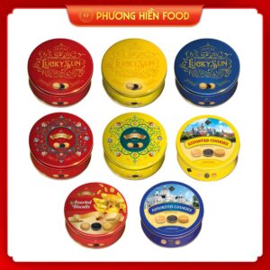 Bánh quy hỗn hợp LuckySun 110g HS tròn MỚI